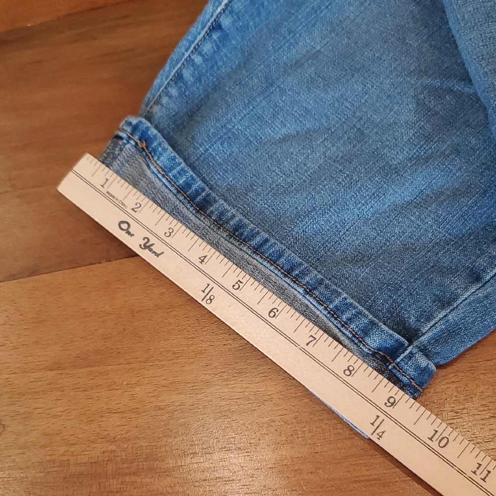 Women's Levi's 515 cuffed Denim Shorts Size 14 - Picture 10 of 14